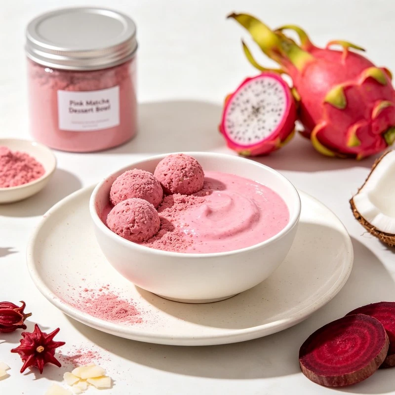 Customized Pink Matcha Powder2 Customized Pink Matcha Powder2