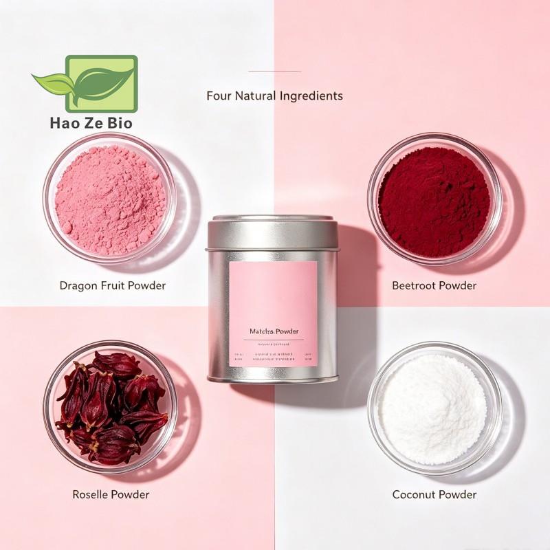 Customized Pink Matcha Powder3