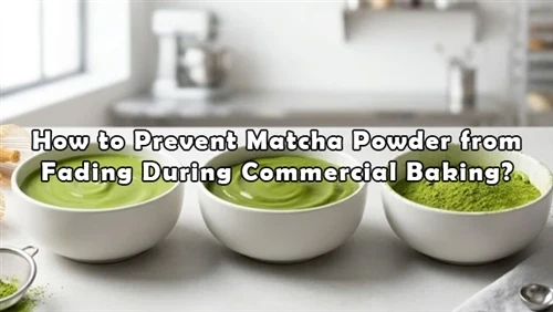 Com evitar que la pols de matcha s'esvaeixi durant la cocció comercial?